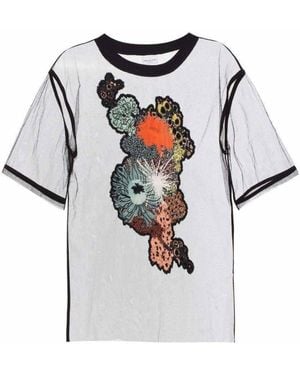 Dries Van Noten Mesh Sheer Shirt - Black