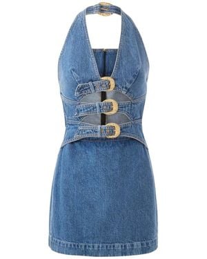 Cult Gaia Anice Cut-out Mini Dress - Blue
