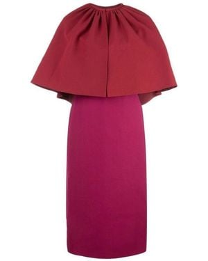 Gucci Layered Cape Dress