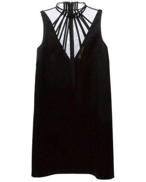 Christopher Kane Abstract Boning Black Dress
