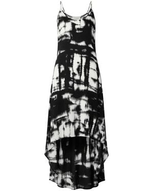 BCBGMAXAZRIA Rory Black High-low Hem Dress - White