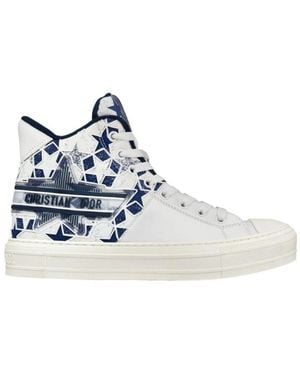 Dior Walk'n' Star High Top Sneakers - Blue