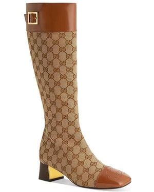 Gucci Ellis Supreme Boots - Brown