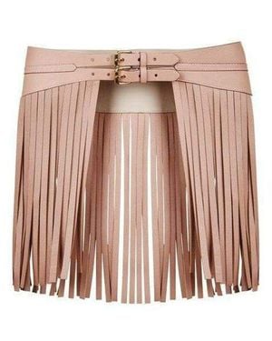 BCBGMAXAZRIA Bcbg Maxazria Bare Fringe Contour Waist Belt - Multicolor