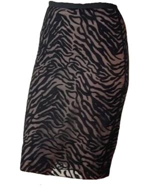 BCBGMAXAZRIA Irisa Embroidered Pencil Skirt - Black