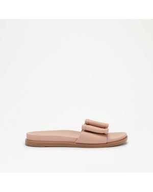 Russell & Bromley Belnie Footbed Bow Slide - Pink