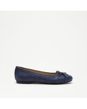 Russell & Bromley Charming Ballet Pump - Blue