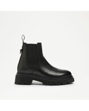 Russell & Bromley Mystic Chunky Chelsea Ankle Boot - Black