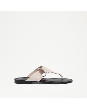 Russell & Bromley Cambeck Hardware Thong Sandal - White