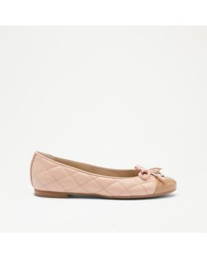 Russell & Bromley Charming Quilted Ballet Flat - Pink