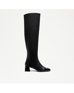 Russell & Bromley Thelma High Toe Cap Thigh-high Boot - Black