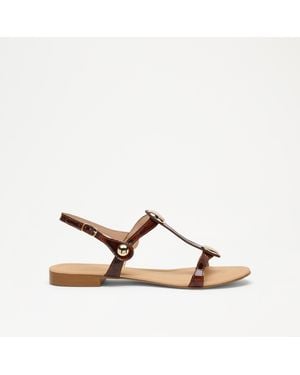 Russell & Bromley Lauren Disc Trim Sandal - Natural