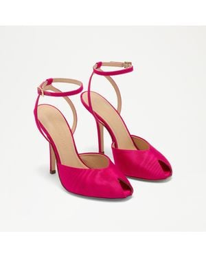 Russell & Bromley Kingsley Peep Toe Stiletto - Pink