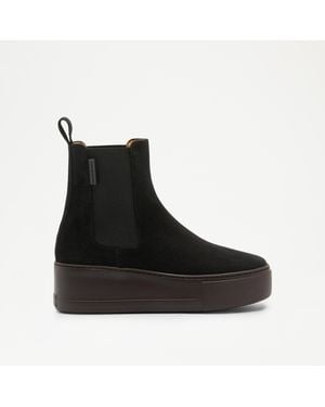 Russell & Bromley Park Way Flatform Chelsea Boot - Black