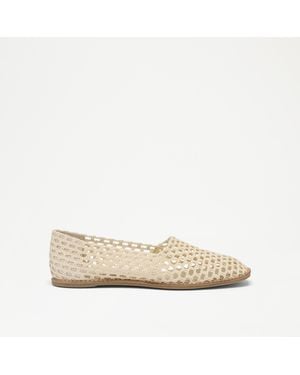 Russell & Bromley Chidden Woven Slip-On - Natural