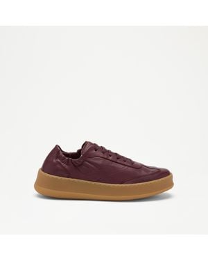 Russell & Bromley Blounce Rouched Back Trainer - Brown