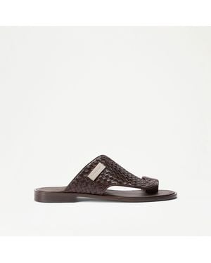 Russell & Bromley Arabian Toe-post Sandal - Brown