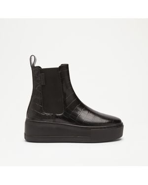 Russell Bromley Park Way Flatform Chelsea Boot in Black Lyst UK