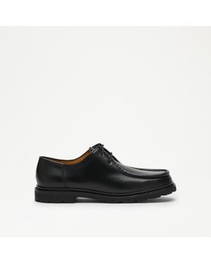 Russell & Bromley Avery Apron Toe Derby - Black