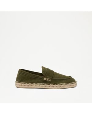Russell & Bromley Ilton Espadrille Loafer - Green
