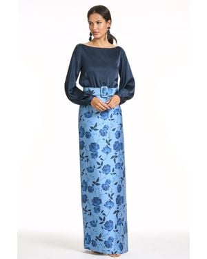 Sachin & Babi Astor Gown - Blue