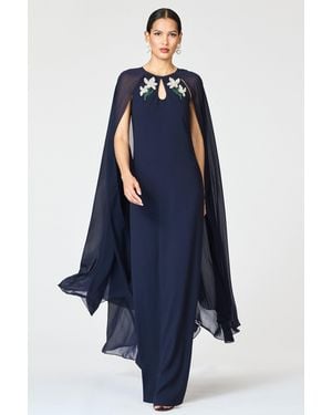 Sachin & Babi Embellished Colleen Gown - Blue