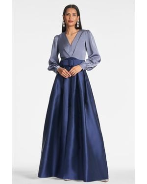 Sachin & Babi Zoe Gown - Blue