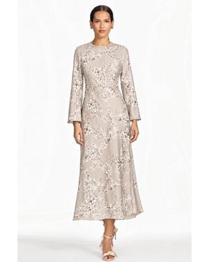Sachin & Babi Tyra Floral Empire Waist Dress - Natural