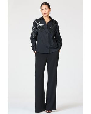 Sachin & Babi Embellished Paradiso Top - Blue
