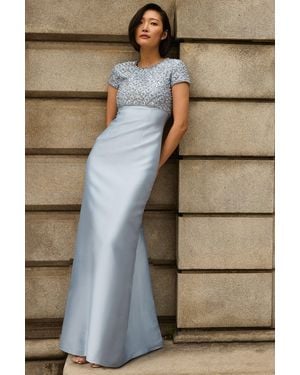 Sachin & Babi Embellished Amsterdam Gown - Natural