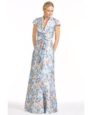 Sachin & Babi Etienne Gown - Blue