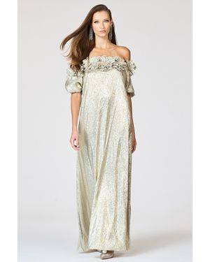 Sachin & Babi Valentina Gown - White