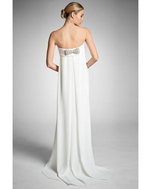 Sachin & Babi Lourdes Gown - White