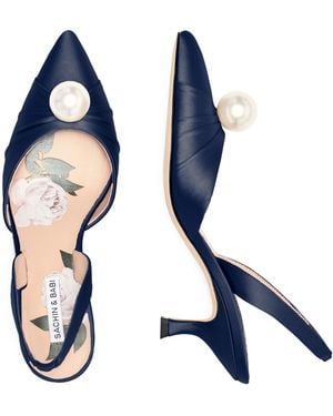 Sachin & Babi Vanderbilt Kitten Heel - Blue