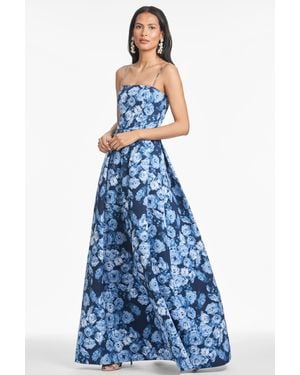Sachin & Babi Beau Gown - Blue