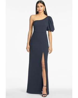 Sachin & Babi Nadia 4-way Stretch Crepe Gown - Blue