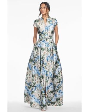 Sachin & Babi Marta Gown - Blue