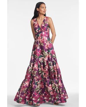 Sachin & Babi Rori Gown - Red