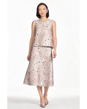 Sachin & Babi Riva Floral Mikado Shift Top - Multicolor