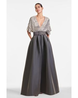 Sachin & Babi Simone Gown - Gray