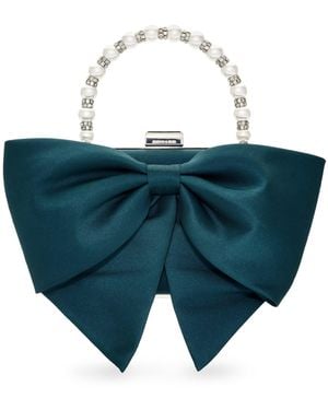 Sachin & Babi Bubbly Mikado Evening Clutch Bag - Blue