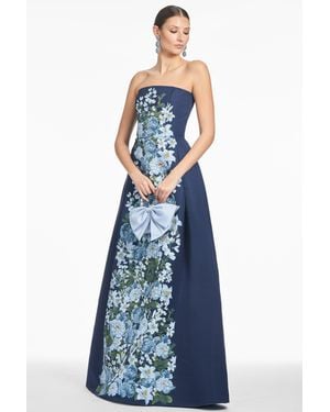 Sachin & Babi Larisa Gown - Blue