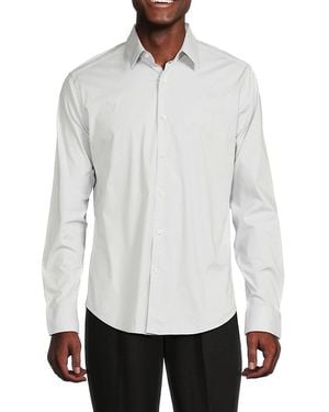 Theory Sylvain Solid Shirt - Black