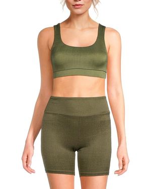 Twenty Ribbed Sports Bra - Green