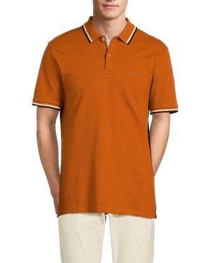 Ben Sherman 'Solid Short Sleeve Polo - Orange