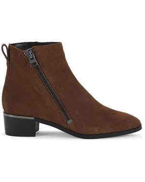DKNY Brenlyn 40Mm Suede Side-Zip Ankle Booties - Brown