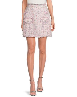 Walter Baker Grace Tweed Mini Skirt - White