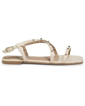 Saks Fifth Avenue Palermo Studded Strappy Sandals - Metallic