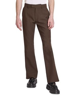 Amiri Tailored Flare Wool Pants - Brown