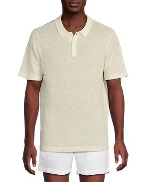 Onia Linen Polo Shirt - White